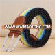 New Fashion Blue Mens Cotton Belts Elastic Belt